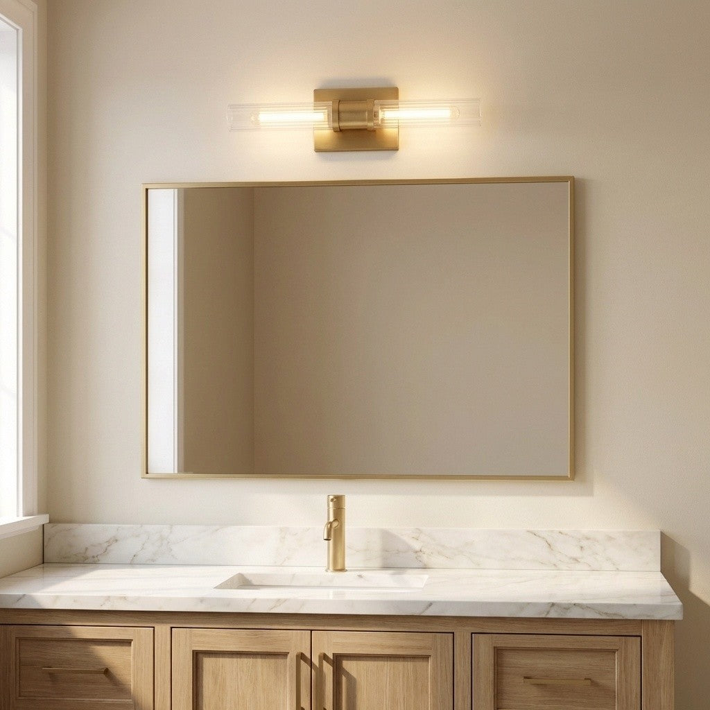 Applique de vanité | Satin Brass | Keaton