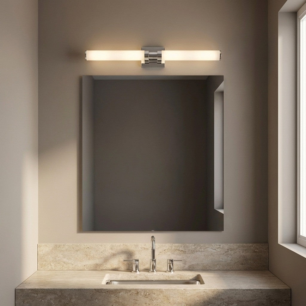 Applique de salle de bain DEL | Chrome | Kiel