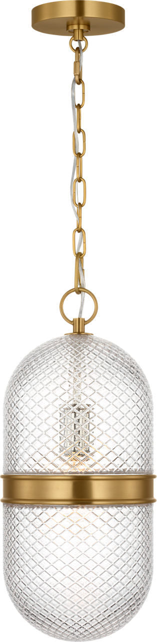 Suspension 1 lumière | Burnished Brass | Lucinda