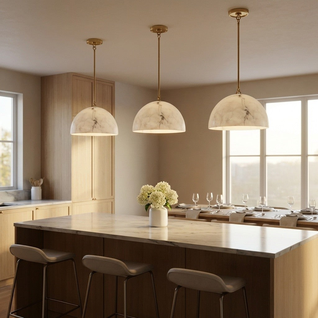 Suspension 1 lumière | Burnished Brass | Savina