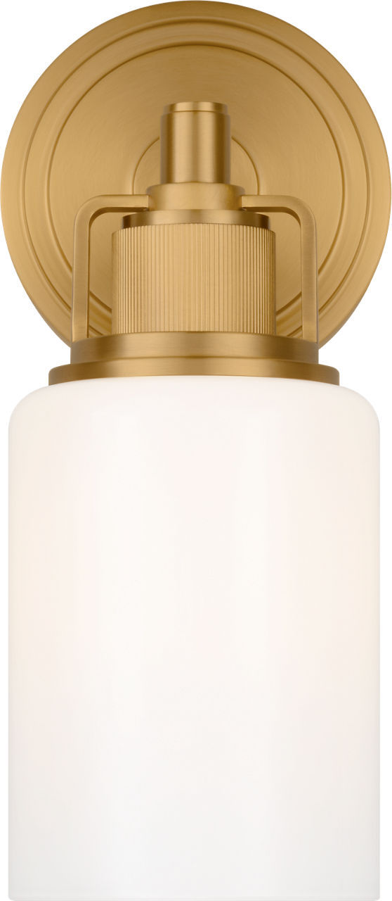 Applique de salle de bain 1 lumière | Burnished Brass | Ashford