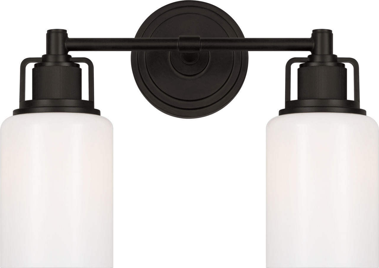 Applique de salle de bain 2 lumières | Aged Iron | Ashford