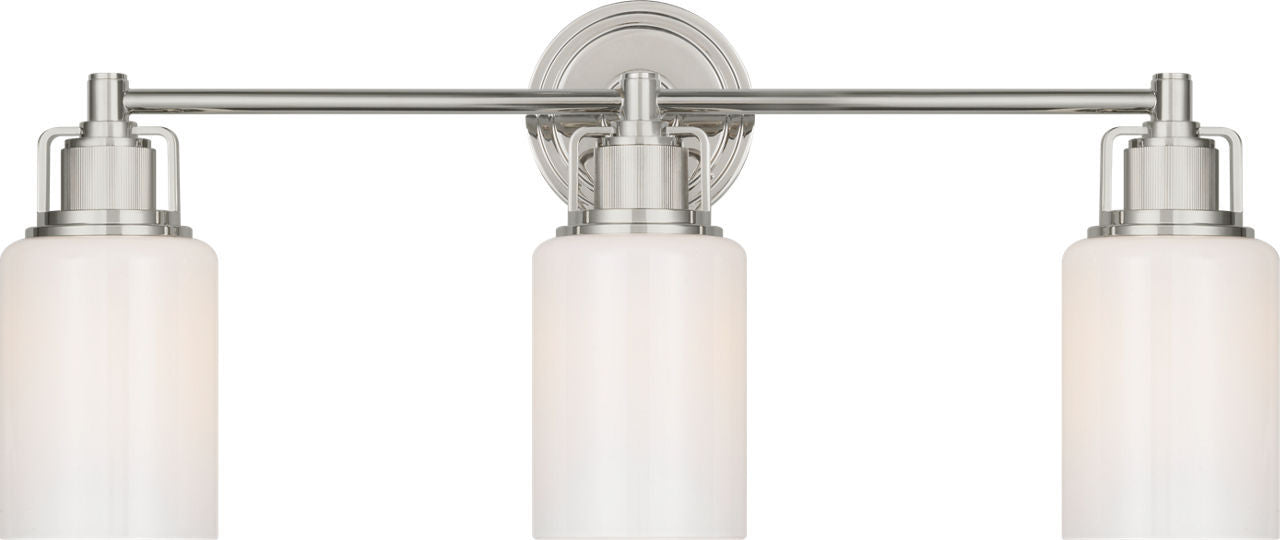 Applique de salle de bain 3 lumières | Polished Nickel | Ashford