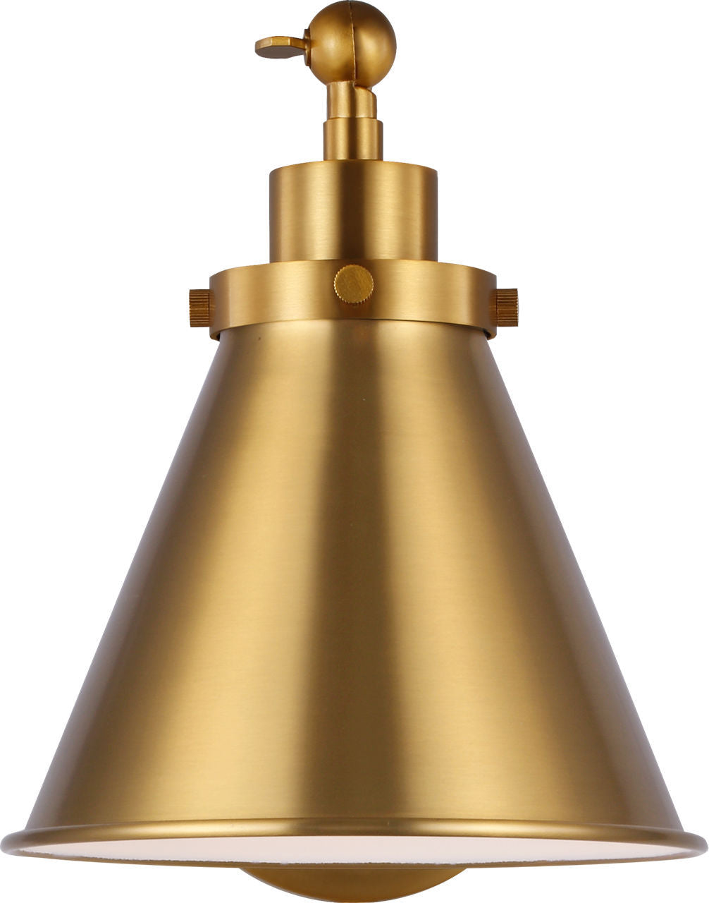 Applique murale 1 lumière | Burnished Brass | Wellfleet