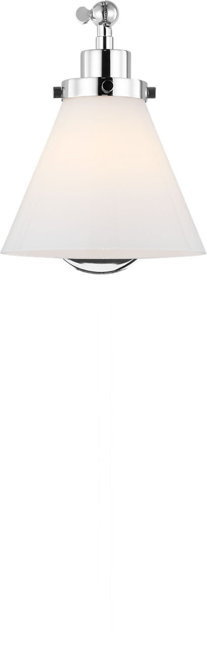 Applique murale 1 lumière | Polished Nickel | Wellfleet