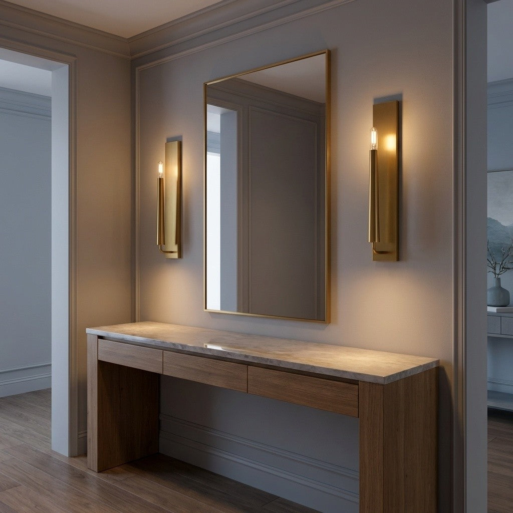 Applique murale 1 lumière | Burnished Brass | Lois