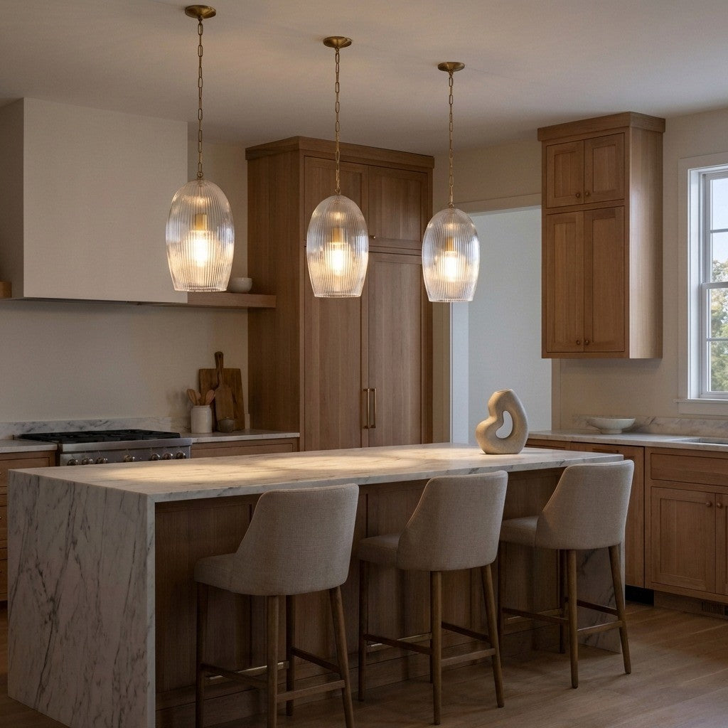 Suspension 1 lumière | Burnished Brass | Serafina