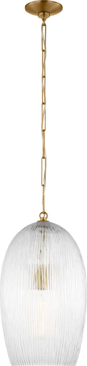 Suspension 1 lumière | Burnished Brass | Serafina