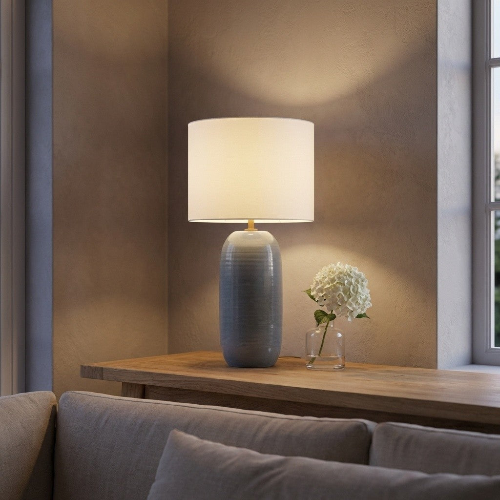 Lampe de table 1 lumière | Frosted Anglia | Fanny