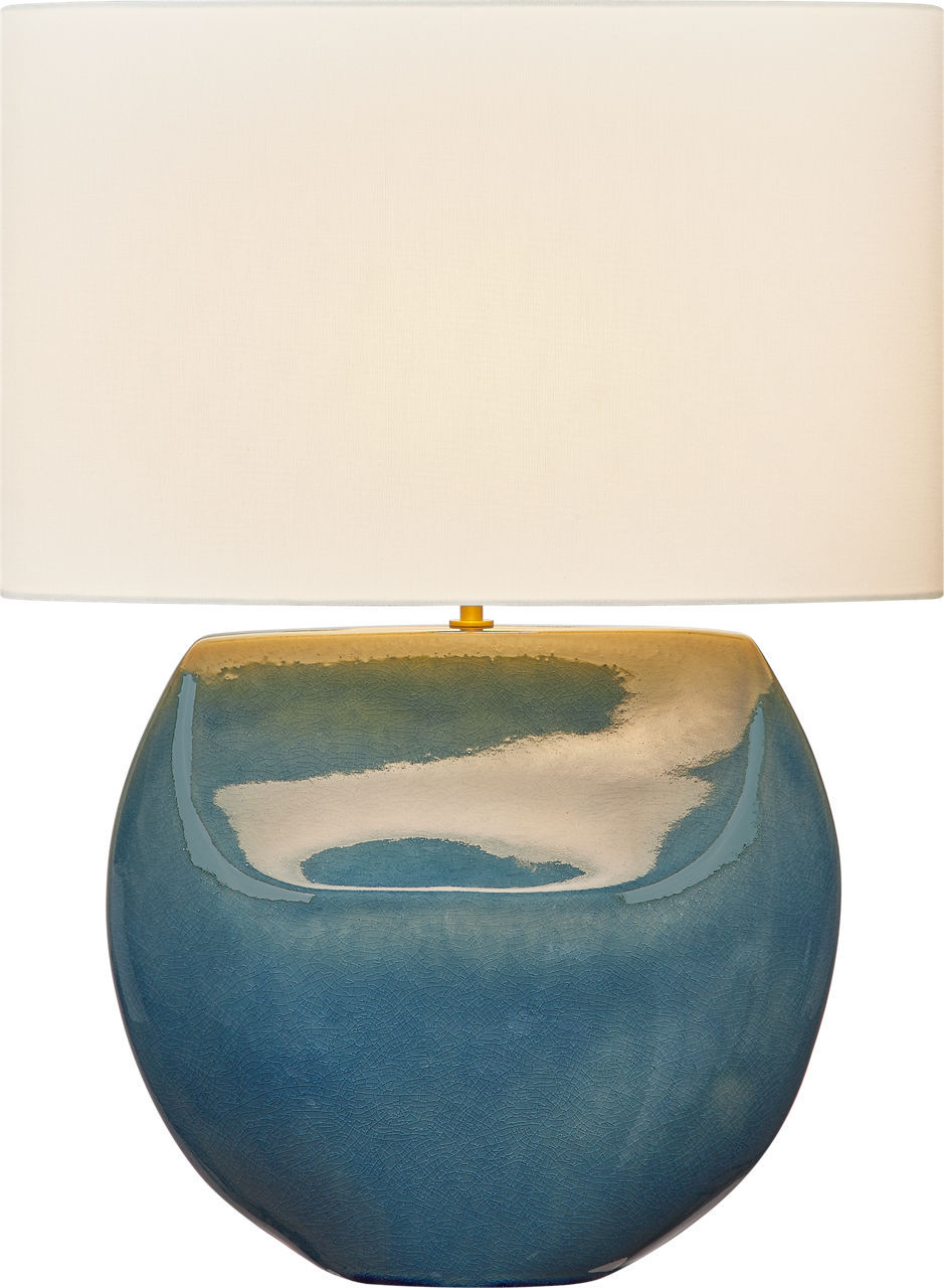 Lampe de table 1 lumière | Deep Ocean Crackle | Pente