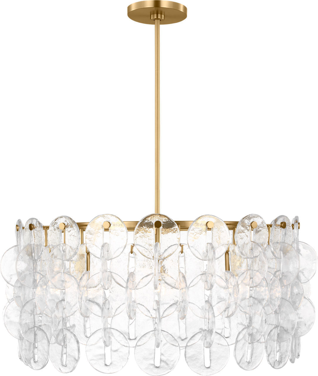 Lustre 8 lumières | Burnished Brass | Candace