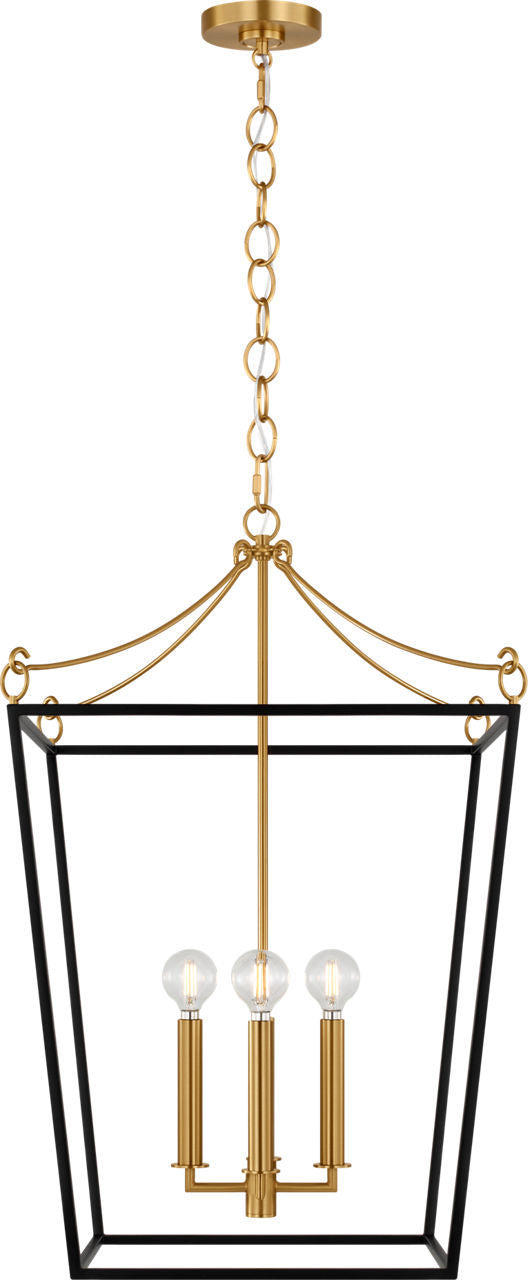 Lanterne 4 lumières | Burnished Brass | Carlyle