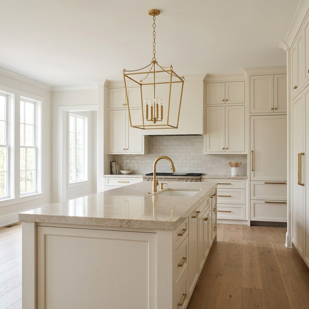 Lanterne 3 lumières | Burnished Brass | Carlyle