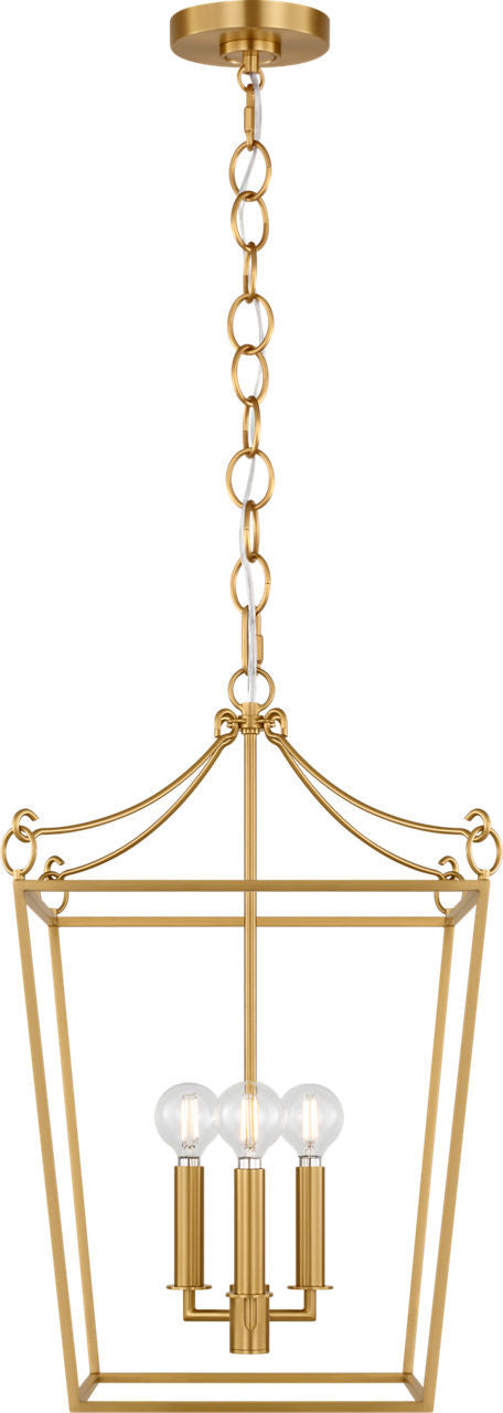 Lanterne 3 lumières | Burnished Brass | Carlyle