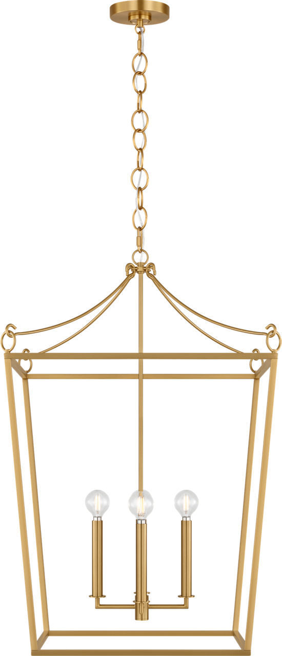 Lanterne 4 lumières | Burnished Brass | Carlyle