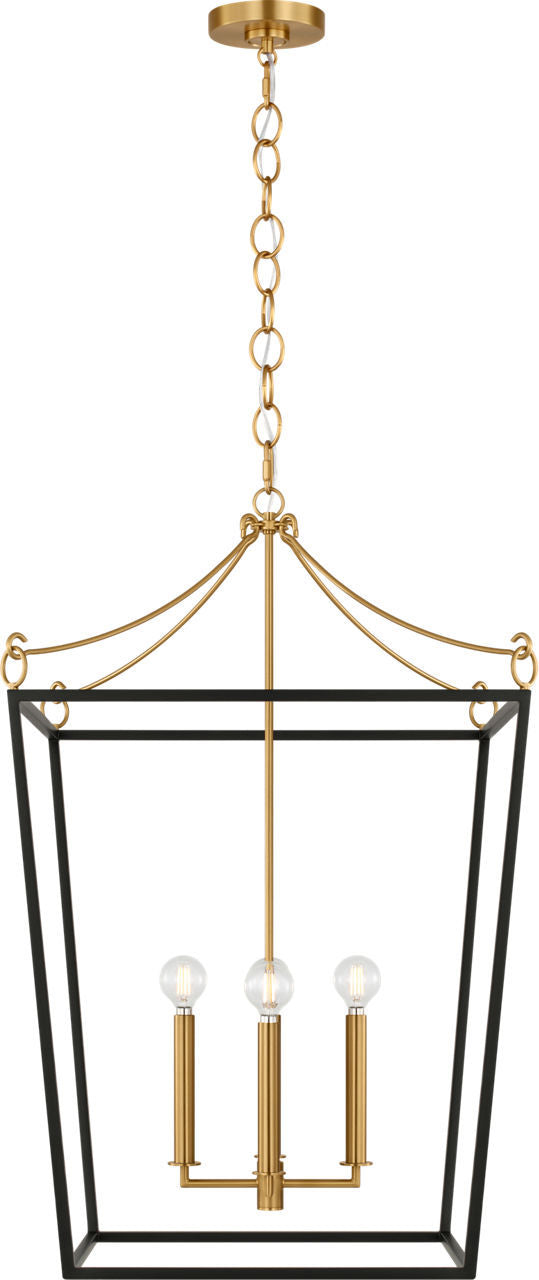Lanterne 4 lumières | Burnished Brass | Carlyle