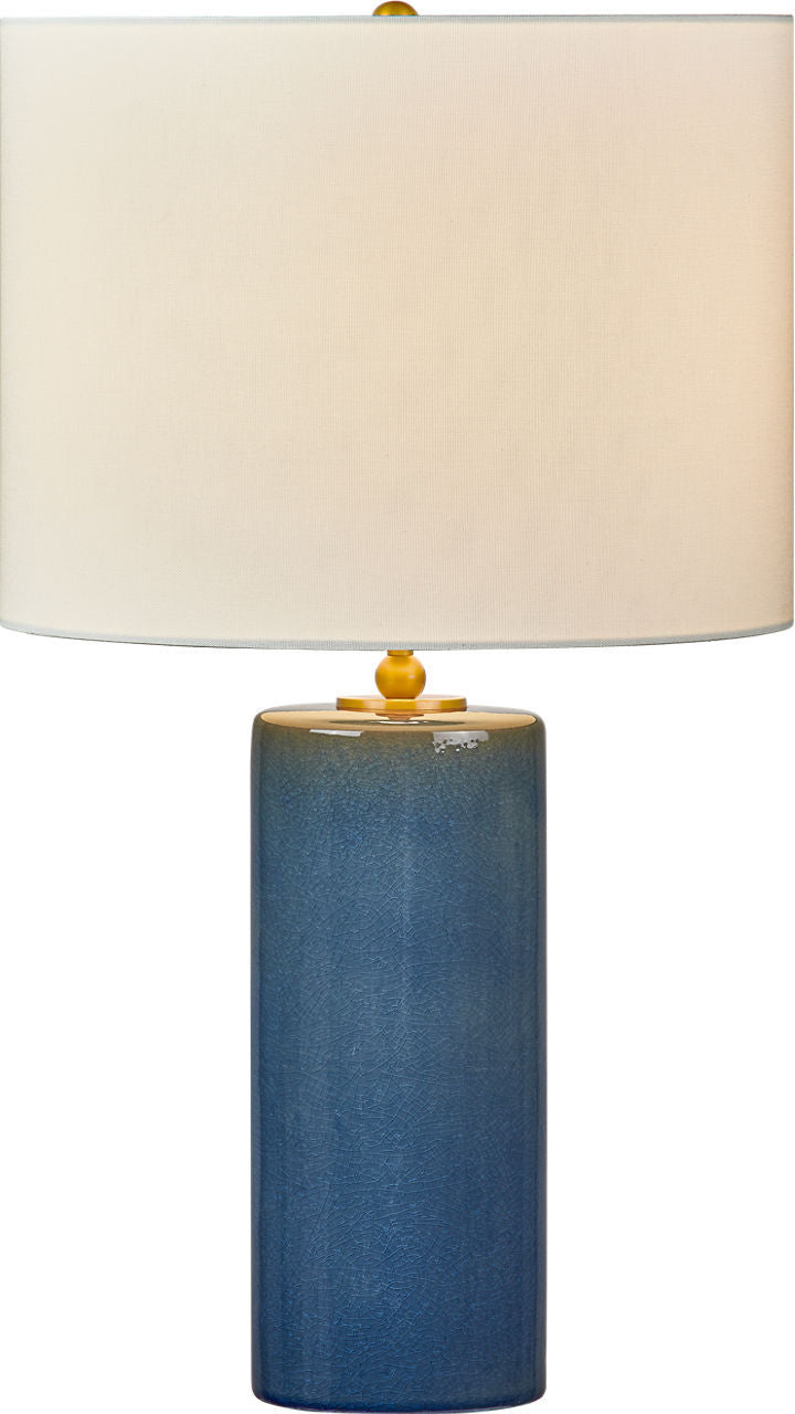 Lampe de table 1 lumière | Deep Ocean Crackle | Lauren