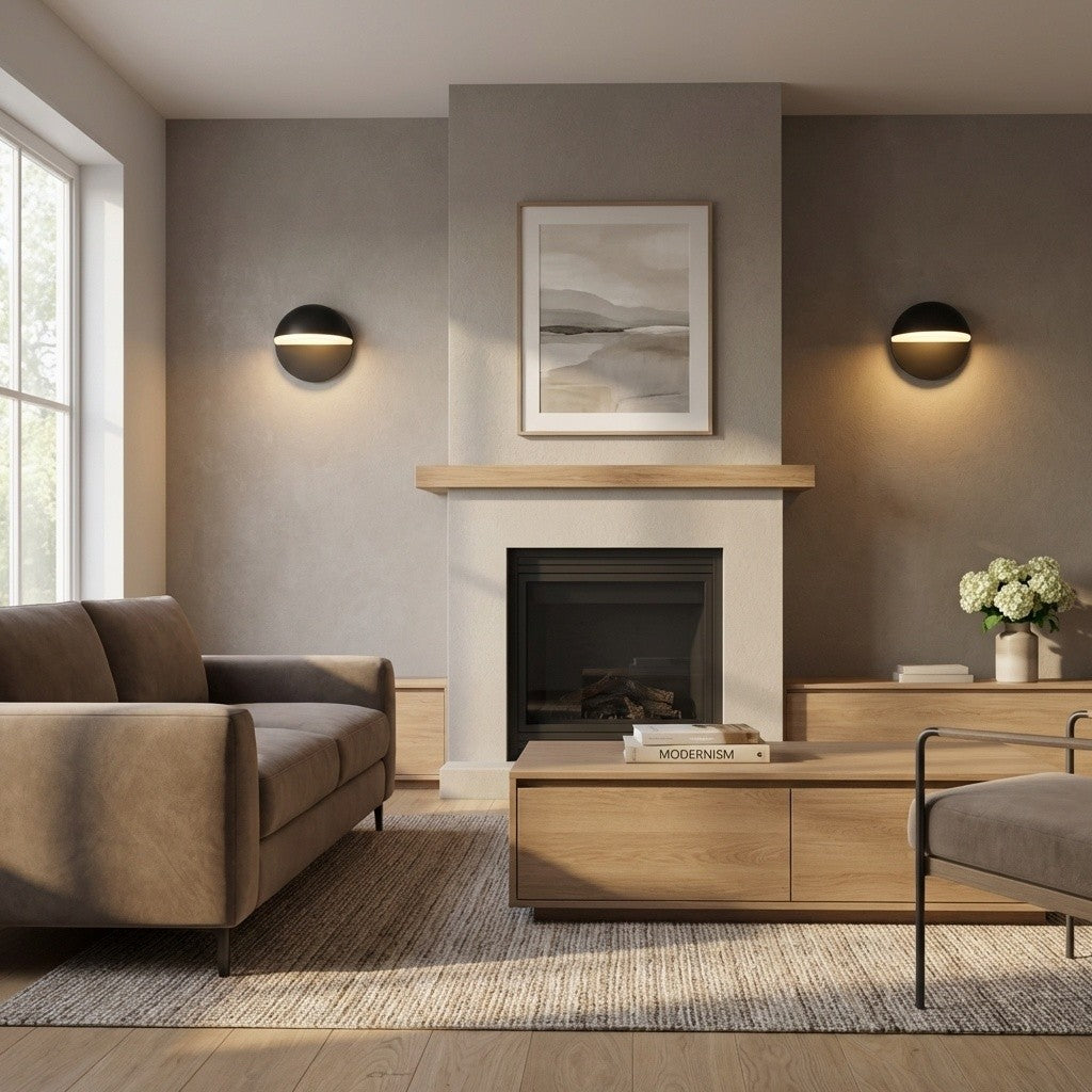 Applique murale DEL | Burnished Brass | Axel