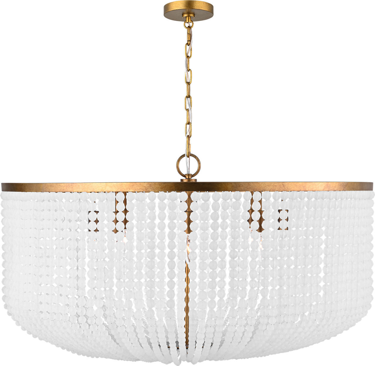 Lustre 8 lumières | Vintage Gild | Bellecour