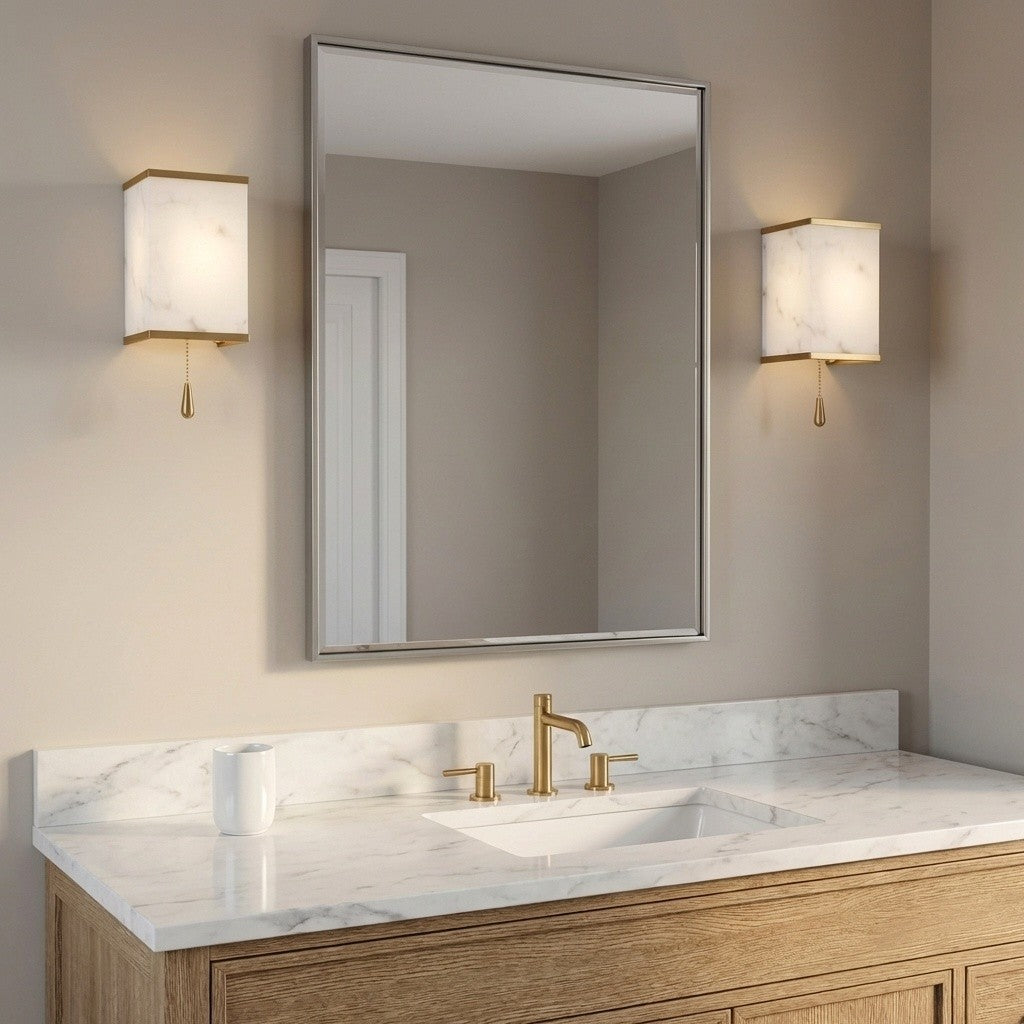 Applique de salle de bain DEL | Burnished Brass | Cleor