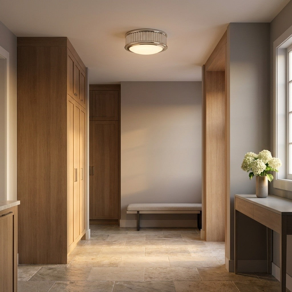 Plafonnier DEL | Polished Nickel | Ritz