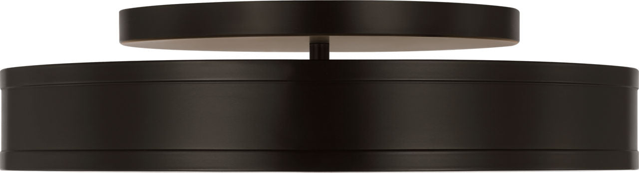 Semi-plafonnier DEL | Aged Iron | Dupont