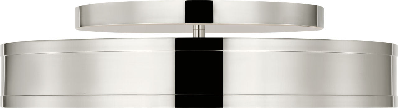 Semi-plafonnier DEL | Polished Nickel | Dupont
