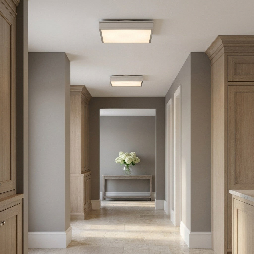 Semi-plafonnier DEL | Polished Nickel | Dupont