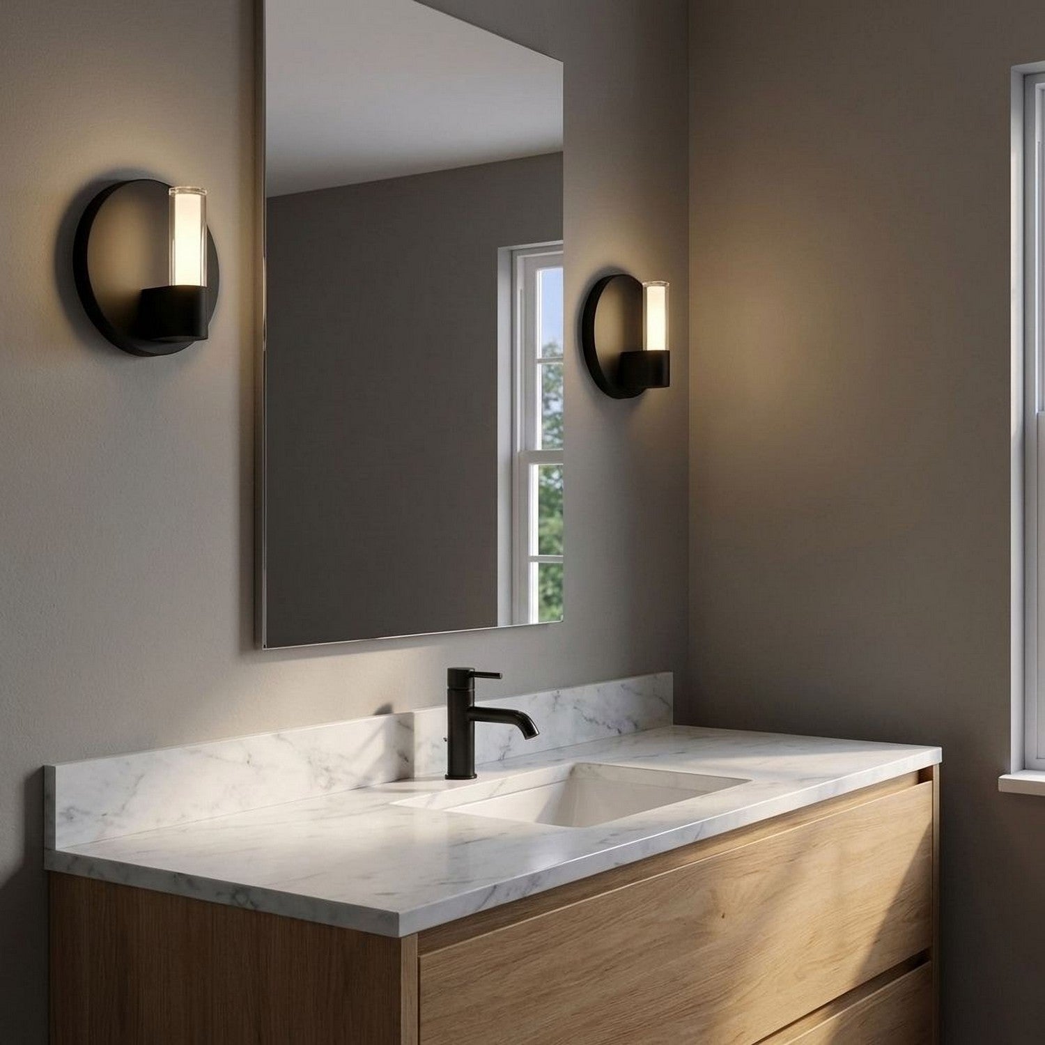 Applique murale DEL | Midnight Black | Silas