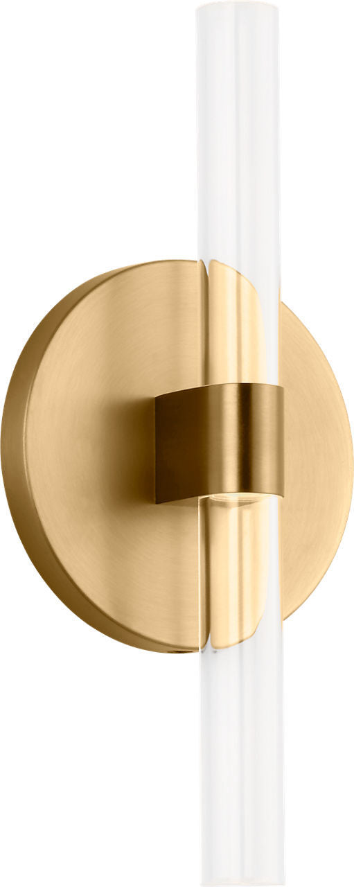 Applique murale DEL | Burnished Brass | Silas