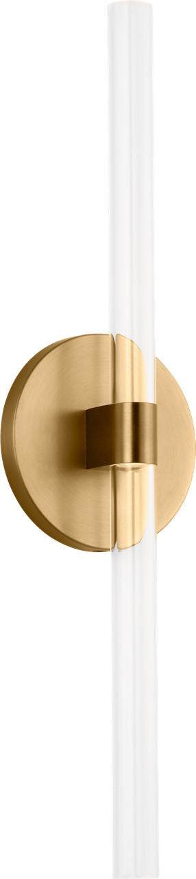 Applique murale DEL | Burnished Brass | Silas