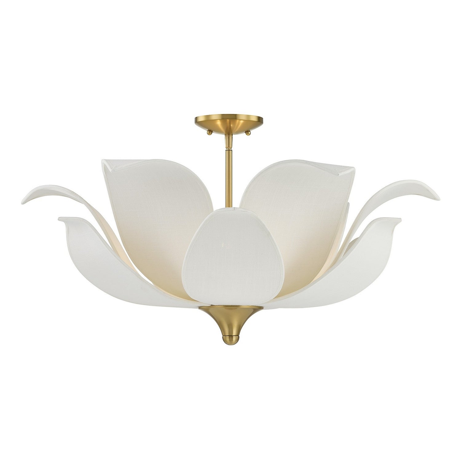 Semi-plafonnier ou suspension convertible 6 lumières | Elsie