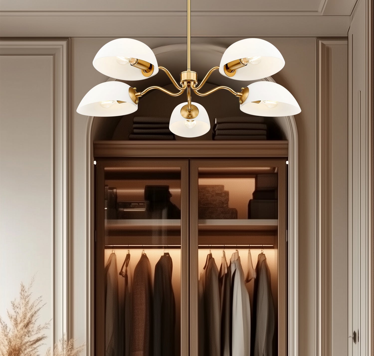 Lustre 5 lumières | Breton