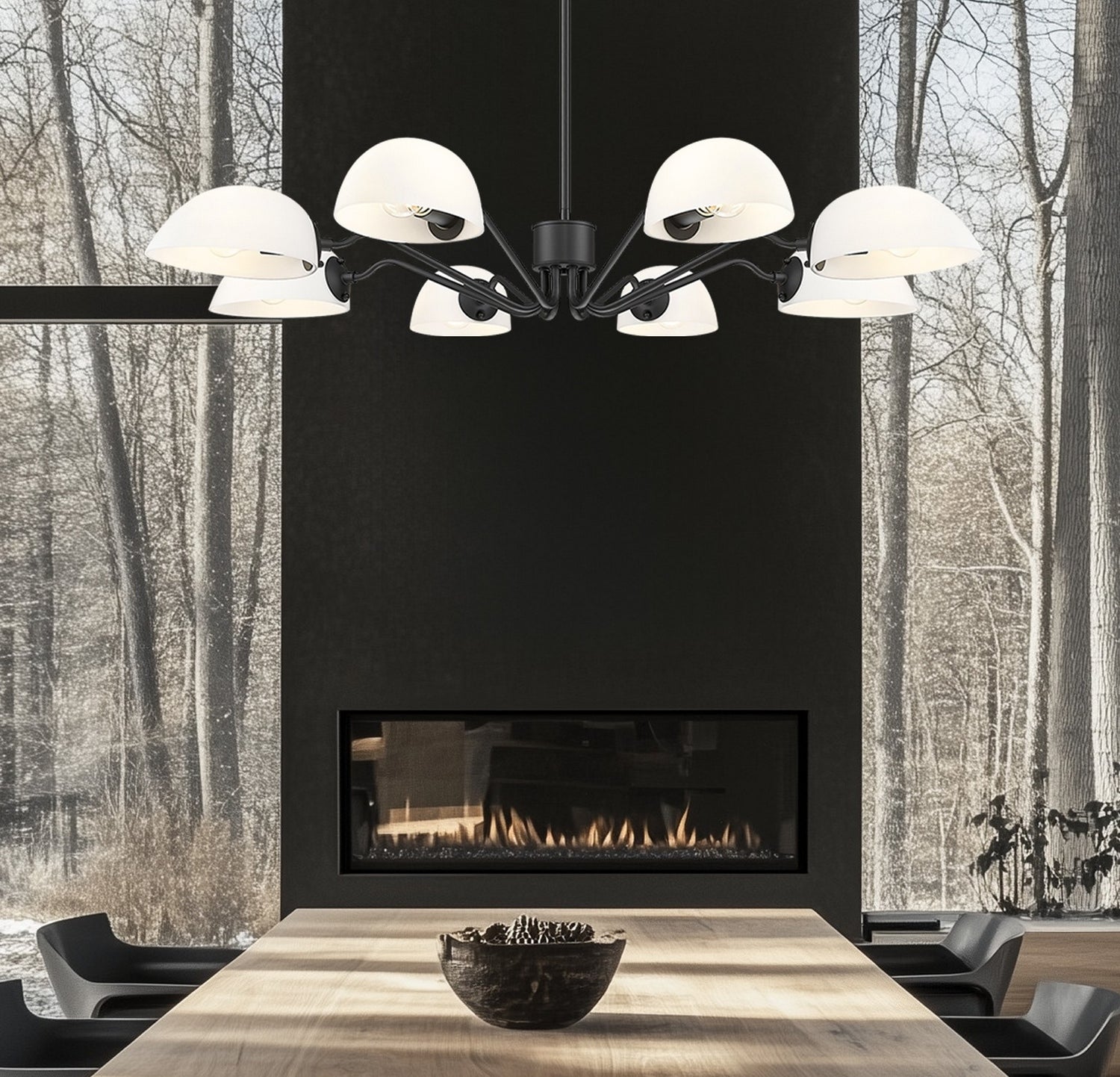 Lustre 8 lumières | Breton