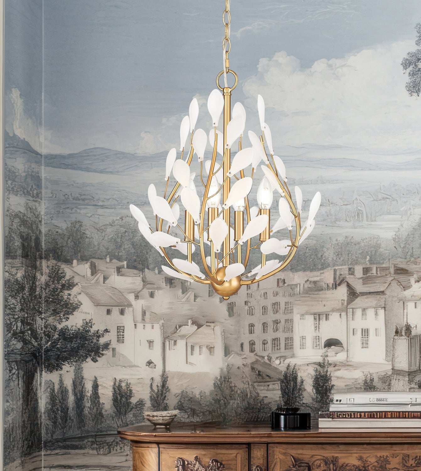 Lustre 4 lumières | Claudine