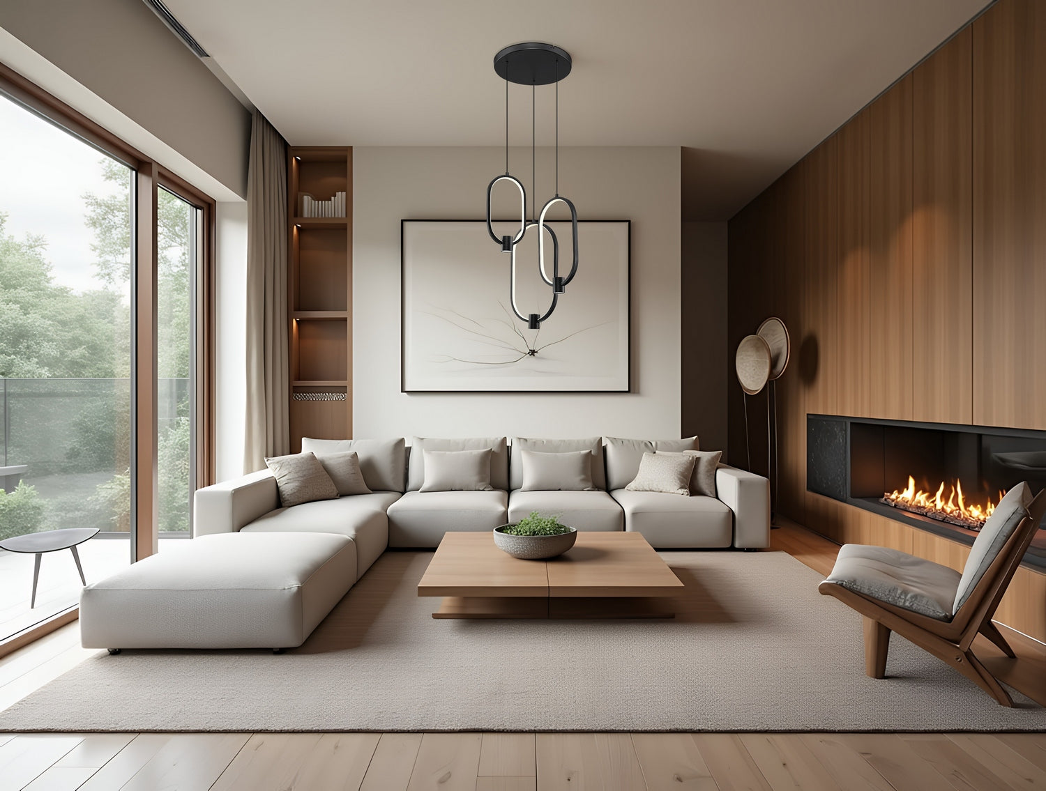 Lustre DEL | Saros