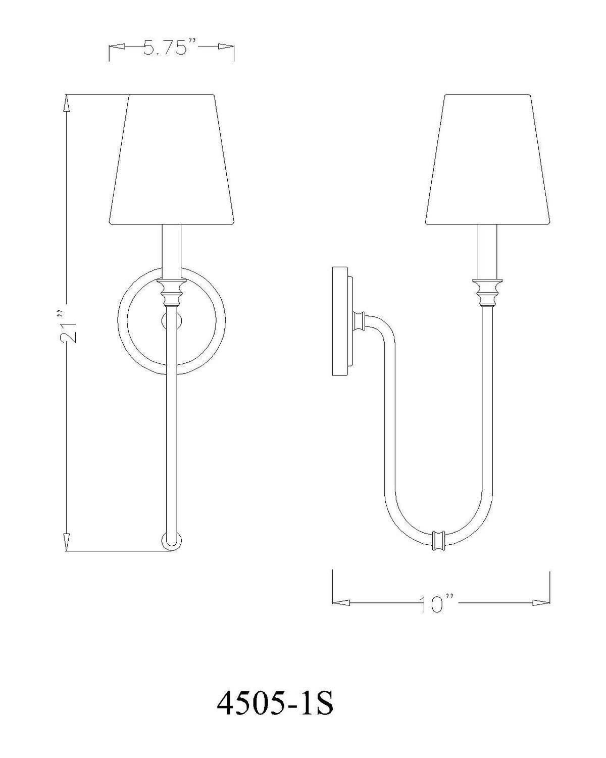 Applique murale 1 lumière | Jisele