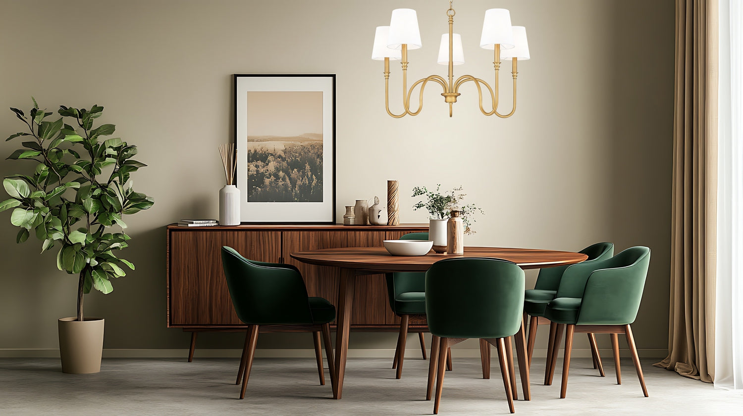 Lustre 5 lumières | Jisele