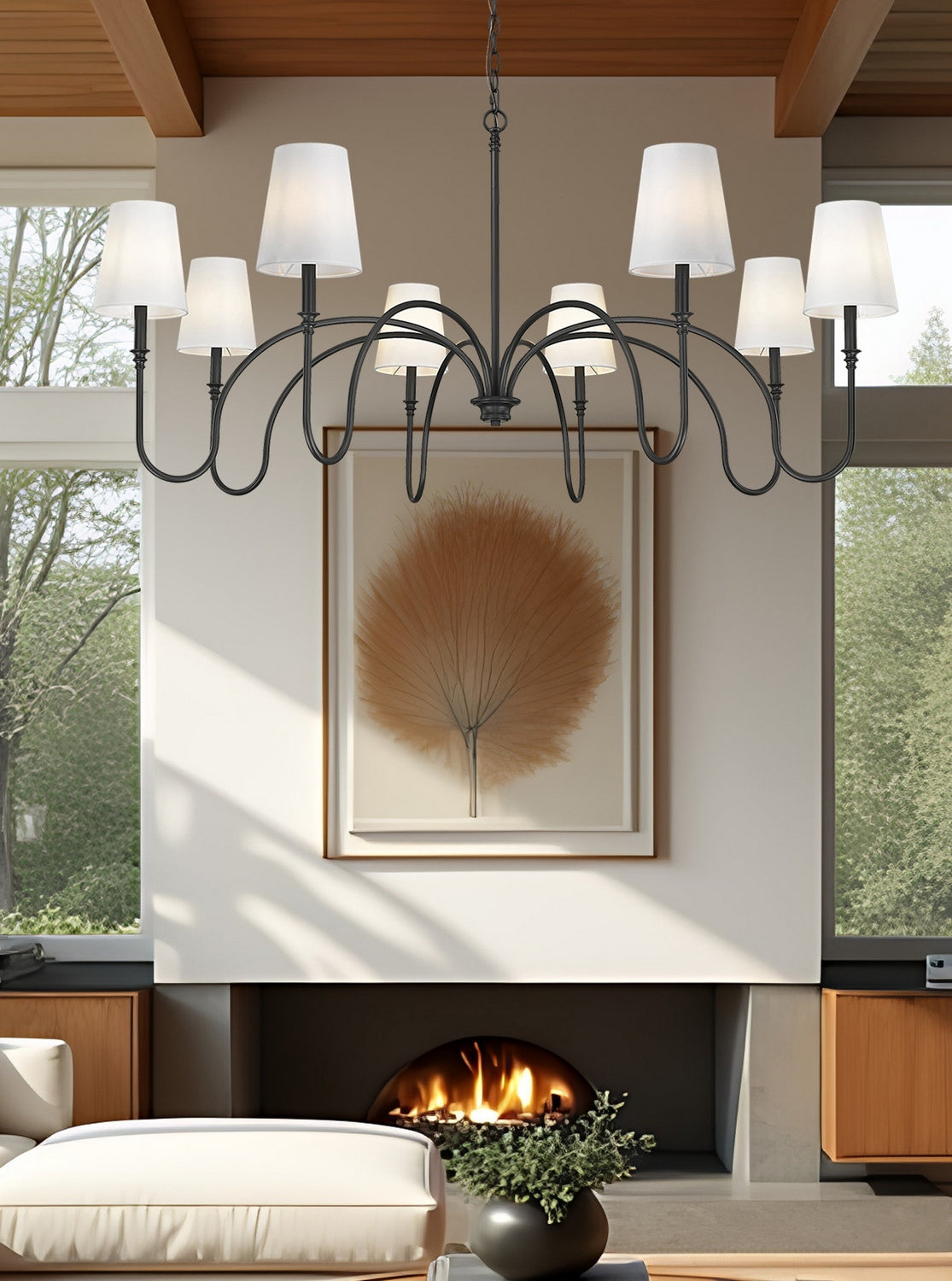 Lustre 8 lumières | Jisele