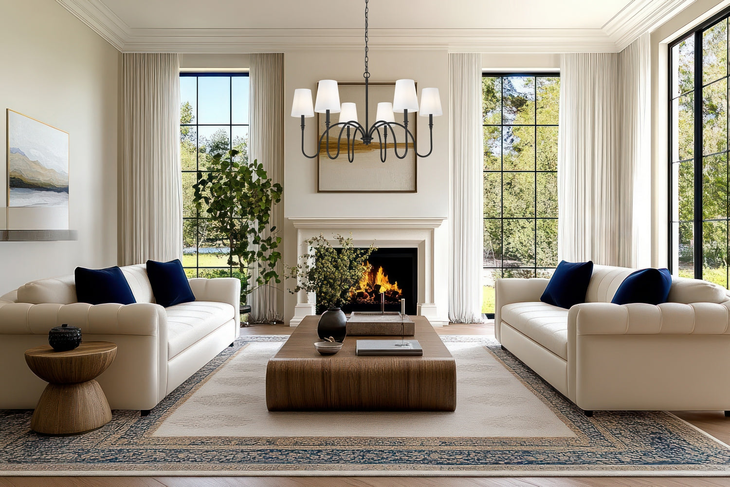 Lustre 6 lumières | Jisele