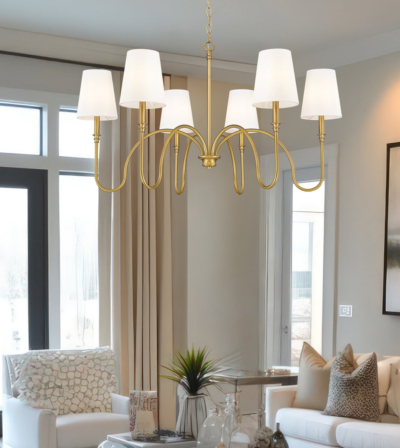 Lustre 6 lumières | Jisele