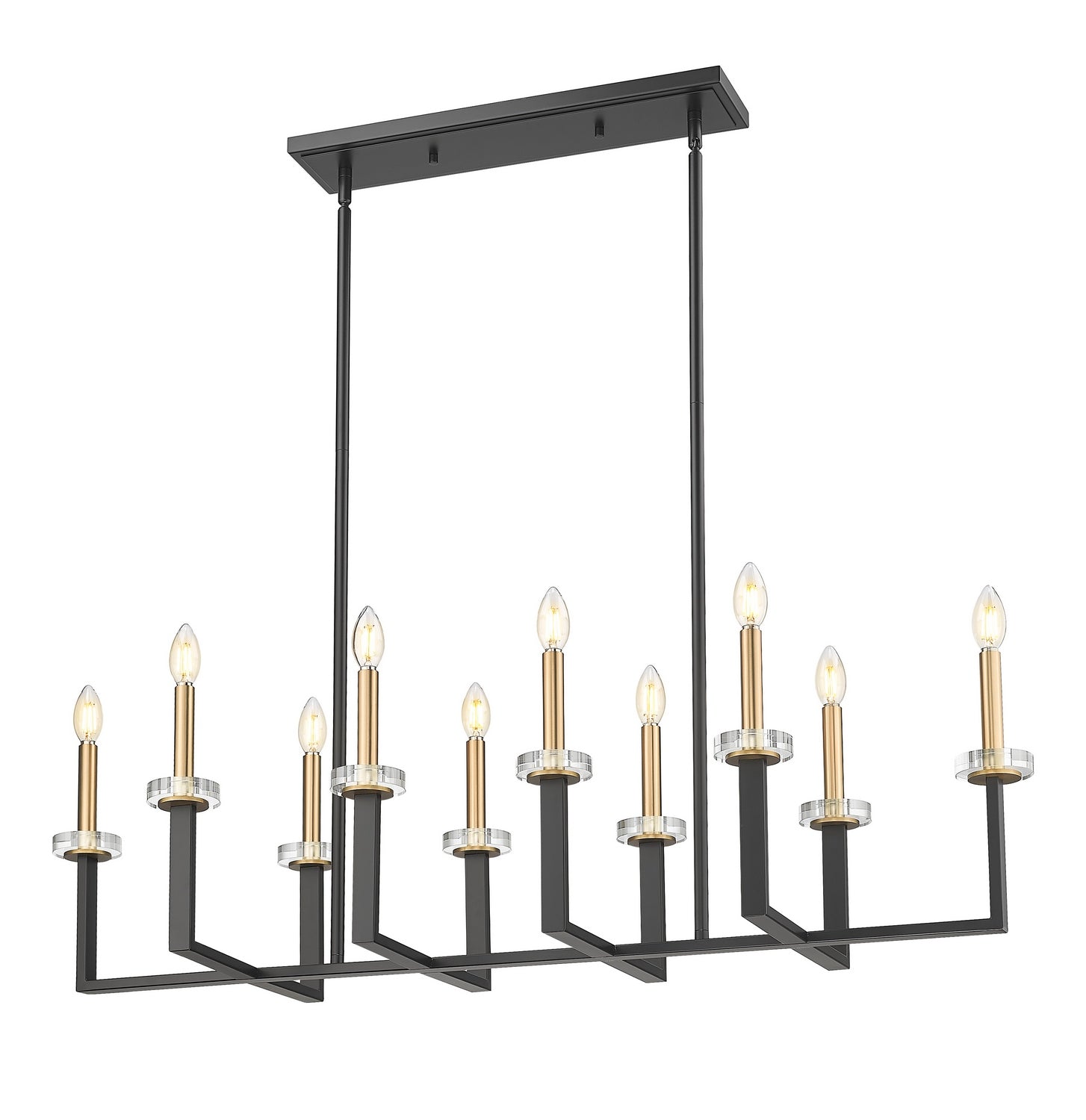 Lustre linéaire 10 lumières | Gaultier
