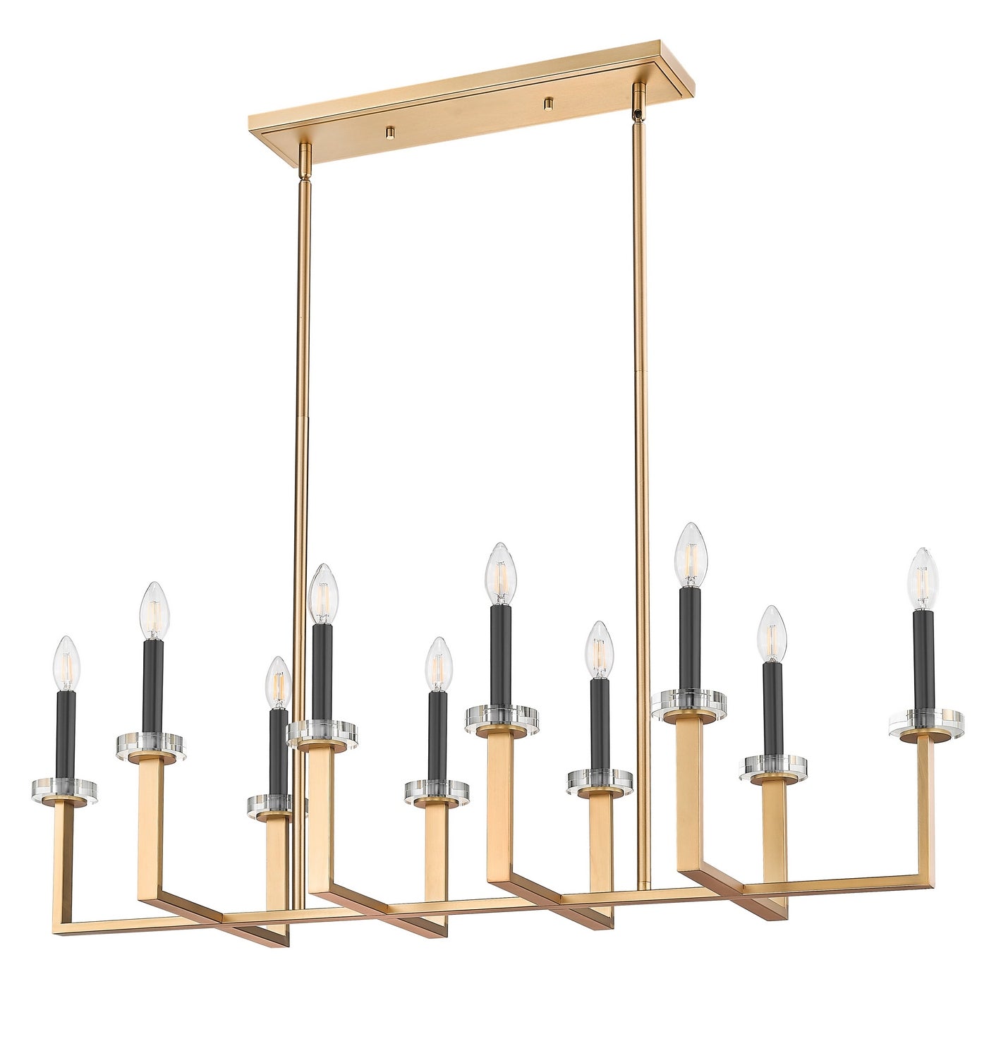 Lustre linéaire 10 lumières | Gaultier