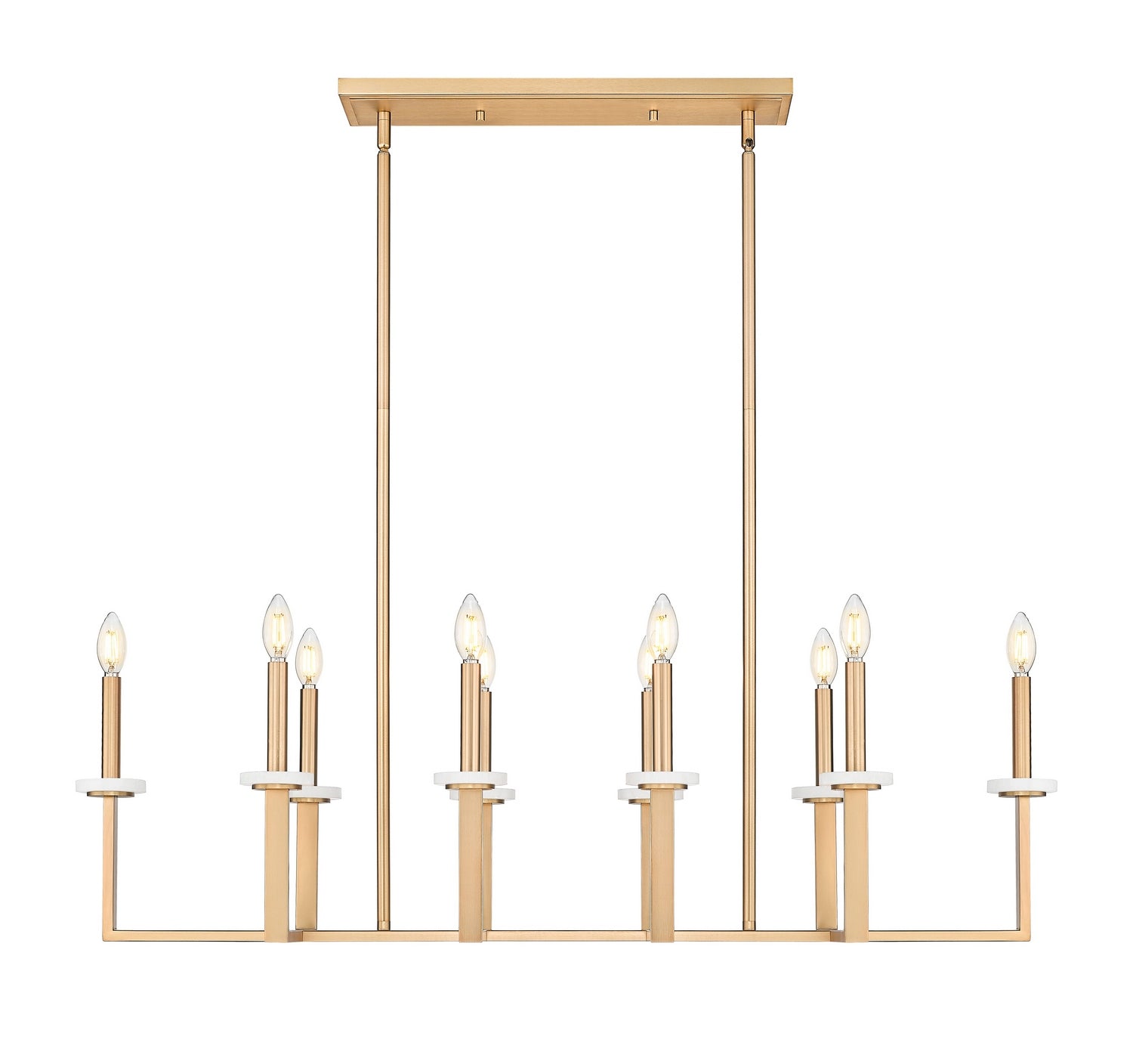 Lustre linéaire 10 lumières | Gaultier