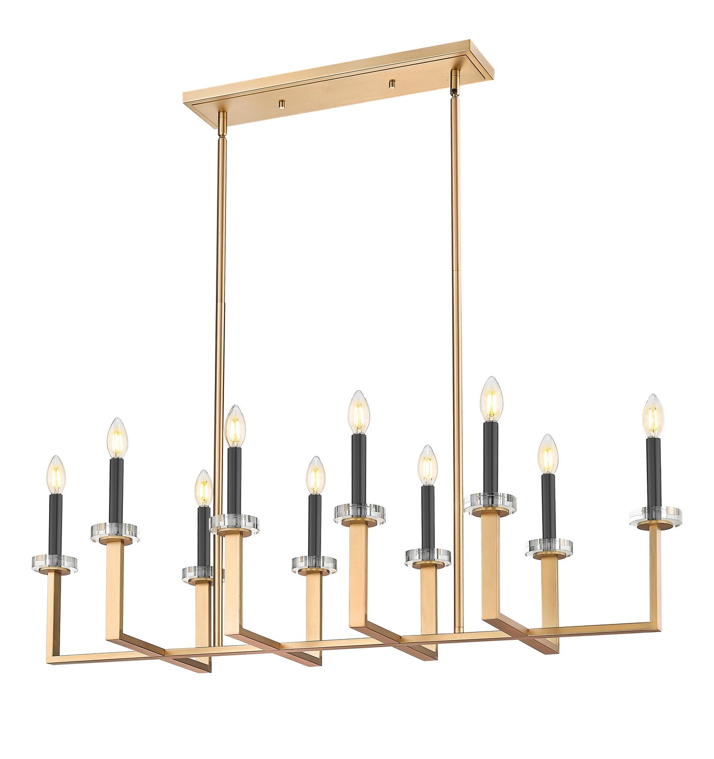 Lustre linéaire 10 lumières | Gaultier
