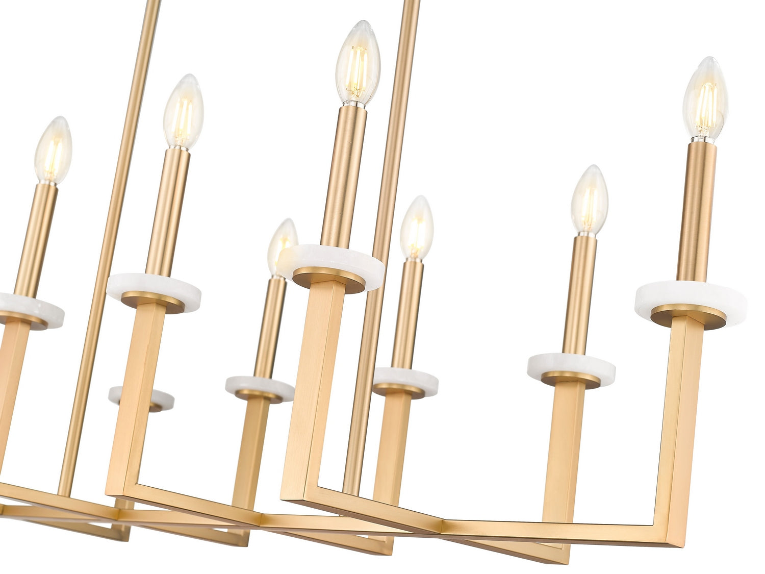 Lustre linéaire 10 lumières | Gaultier