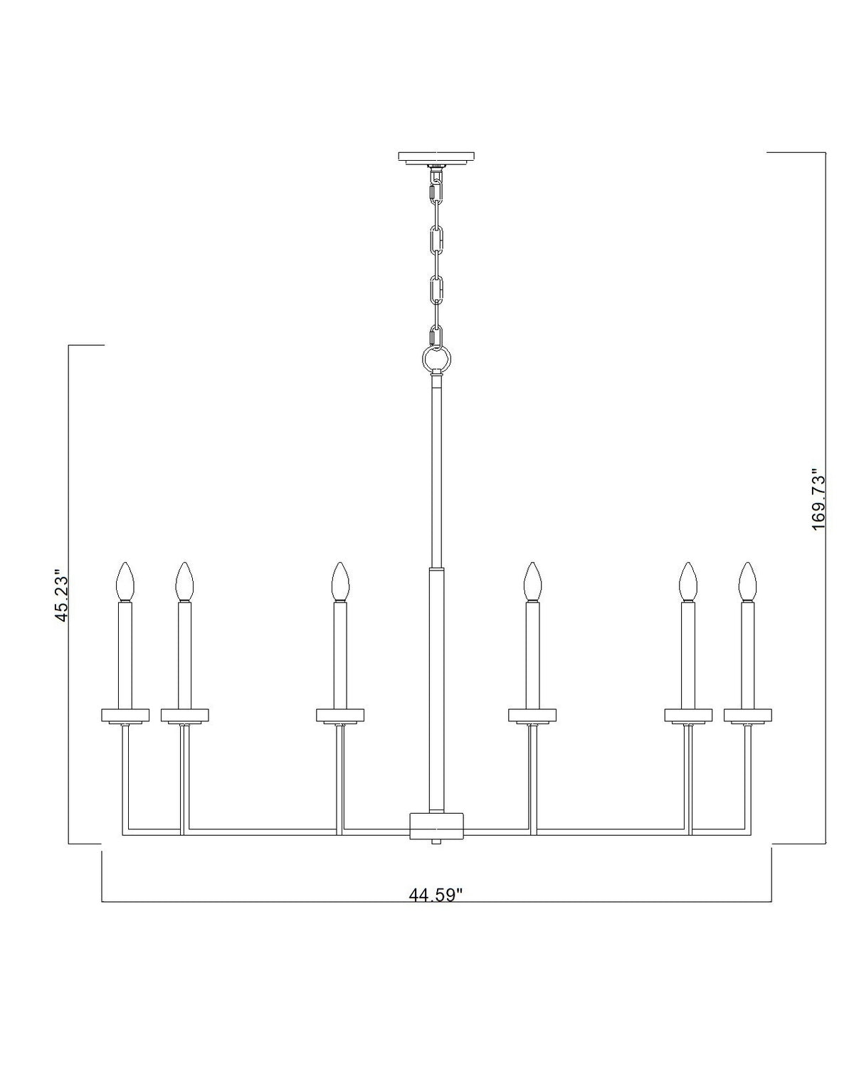 Lustre 10 lumières | Gaultier