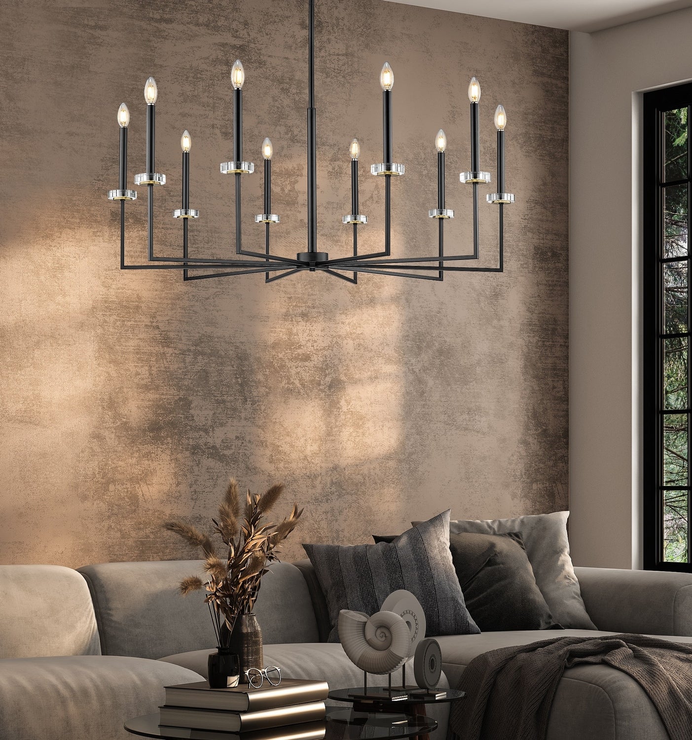 Lustre 10 lumières | Gaultier