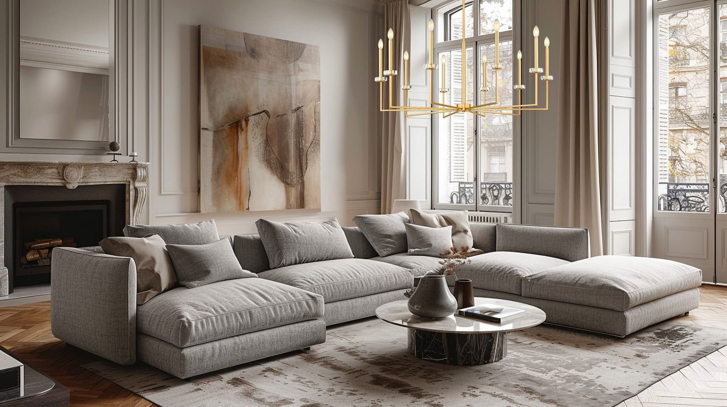 Lustre 10 lumières | Gaultier