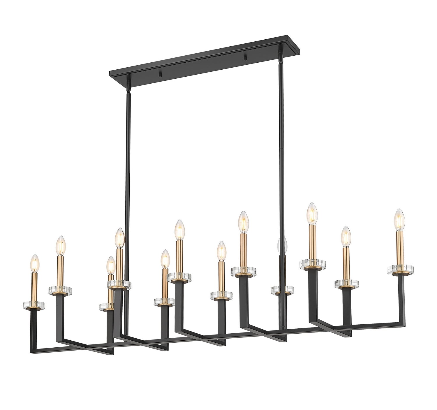 Lustre linéaire 12 lumières | Gaultier